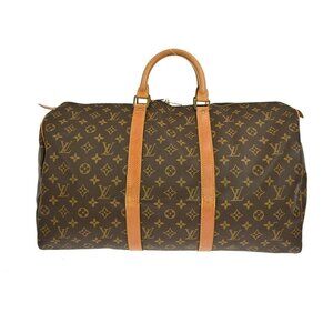 Louis Vuitton Monogram Keepall 50 Travel Handbag M41426 VI874 YQ02081